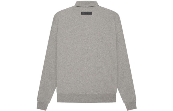 Рубашка ss22 long sleeve polo shirt 'dark oatmeal' Fear Of God Essentials, серый — фото 3