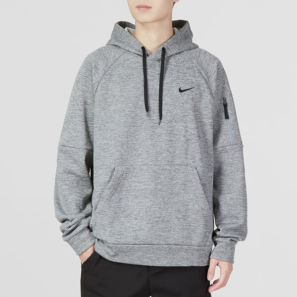 Толстовка Nike Therma-fit Hoodie 'Grey', серый — фото 3
