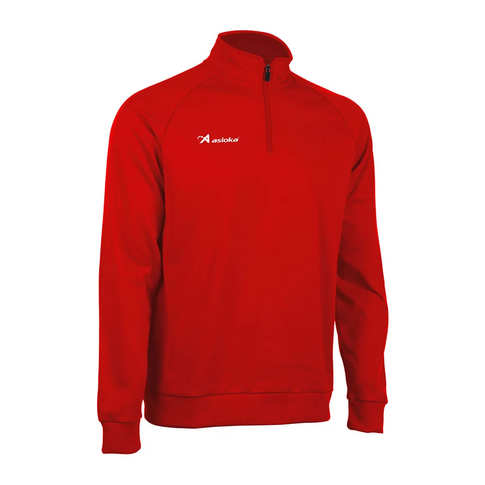 

Толстовка спортивная Asioka Berlin half zip, красный
