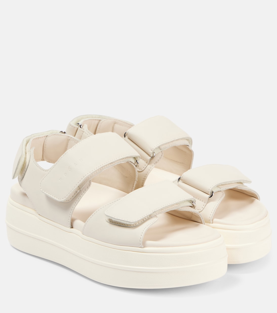 Кожаные сандалии H680 Hogan, Yogurt