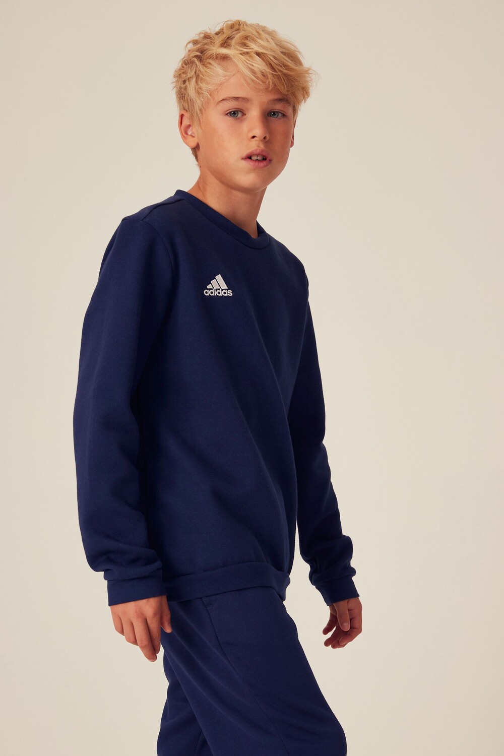 

Толстовка Entrada 22 Junior с круглым вырезом adidas, синий