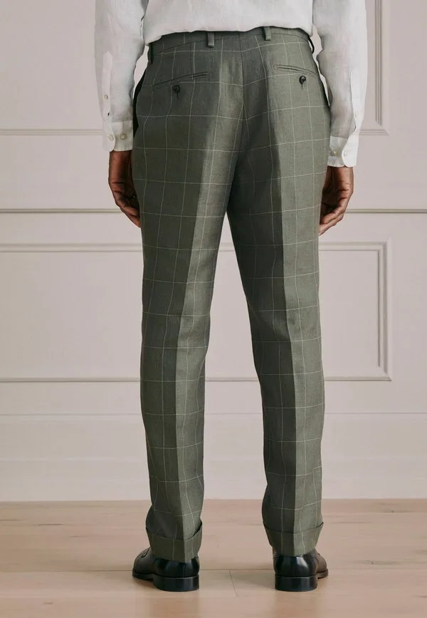 Брюки классического кроя signature moons british suit Next, Green — фото 2