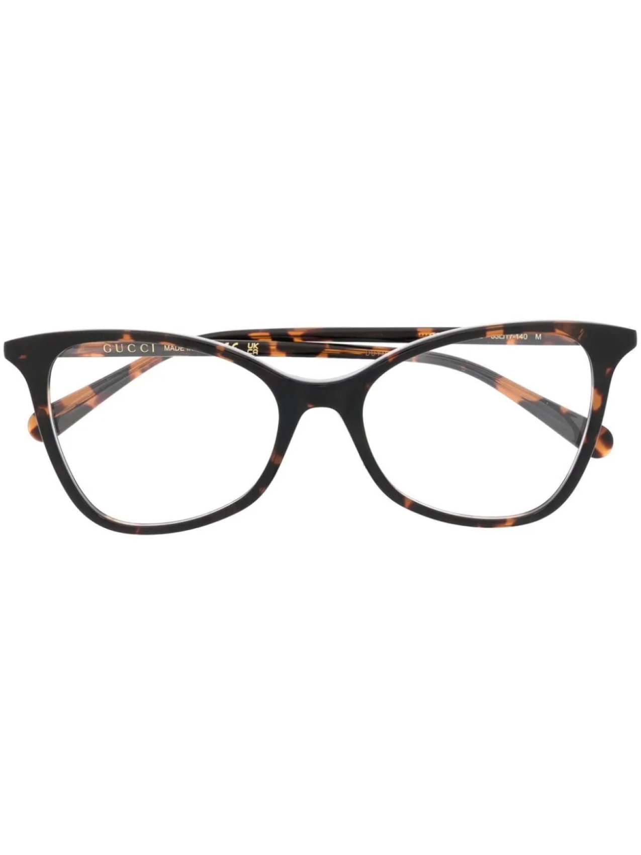 

Gucci Eyewear очки с логотипом GG, коричневый