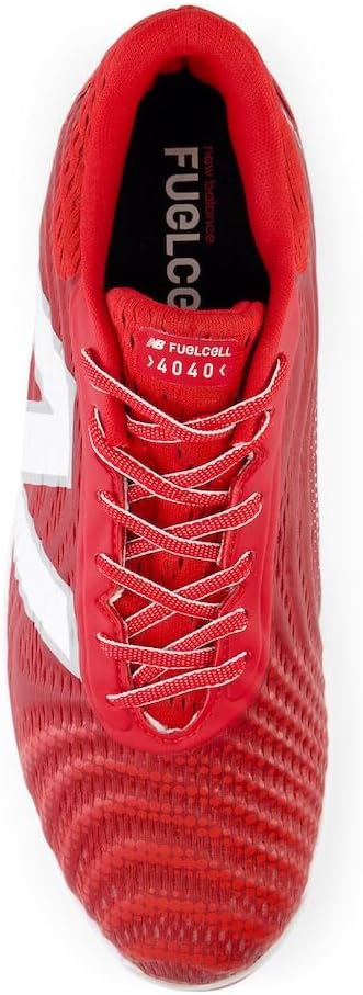 Мужские кроссовки New Balance FuelCell 4040 V7 Molded, белый/красный — фото 4