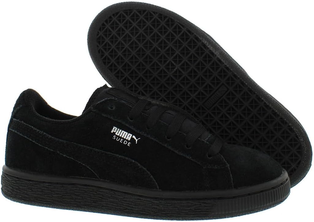 Детские кроссовки PUMA Suede JR Classic (младший/старший ребенок), черный — фото 2