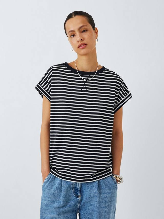 

Майка в полоску AND/OR, цвет Black/White Stripe