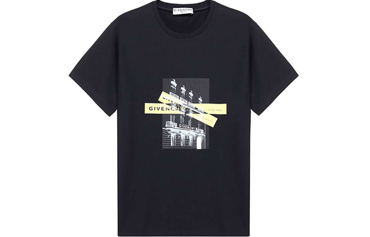 

Футболка мужская черная Givenchy, черный