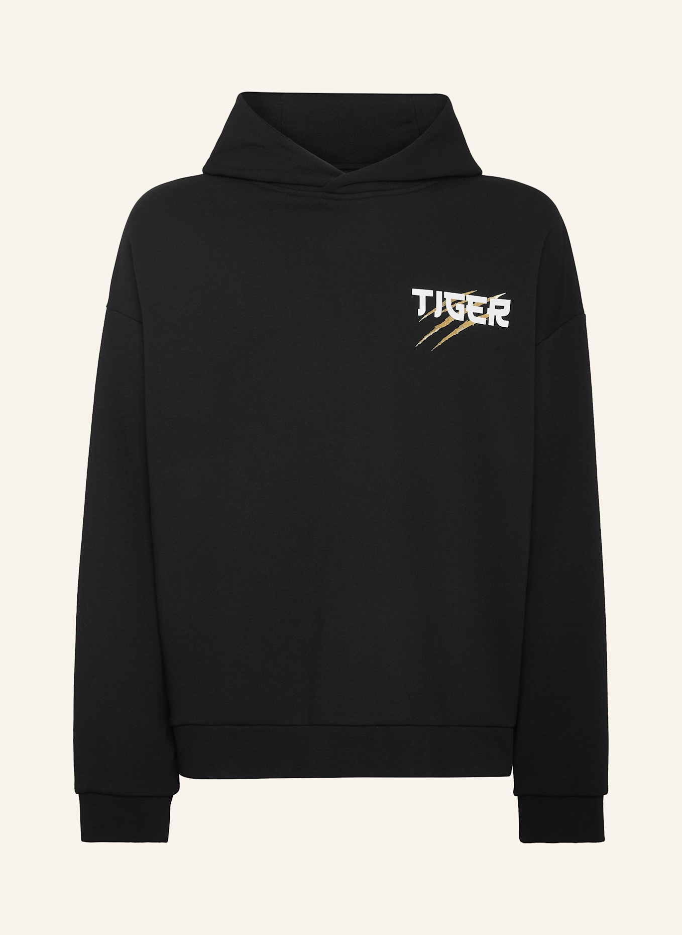 

Толстовка Plein sport с капюшоном тигр токио Plein Sport, черный