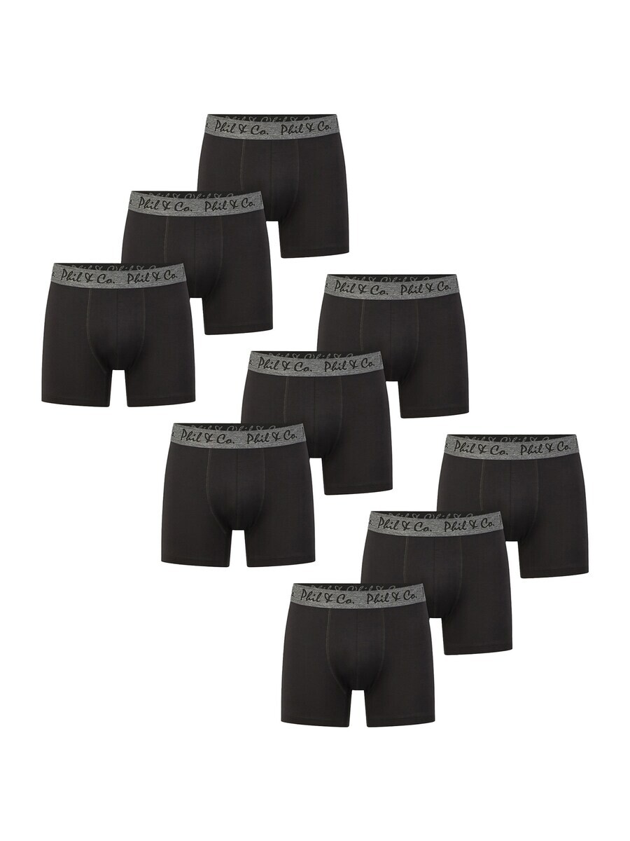 

Шорты-боксеры Phil & Co. Berlin Boxer shorts Jersey Core, черный