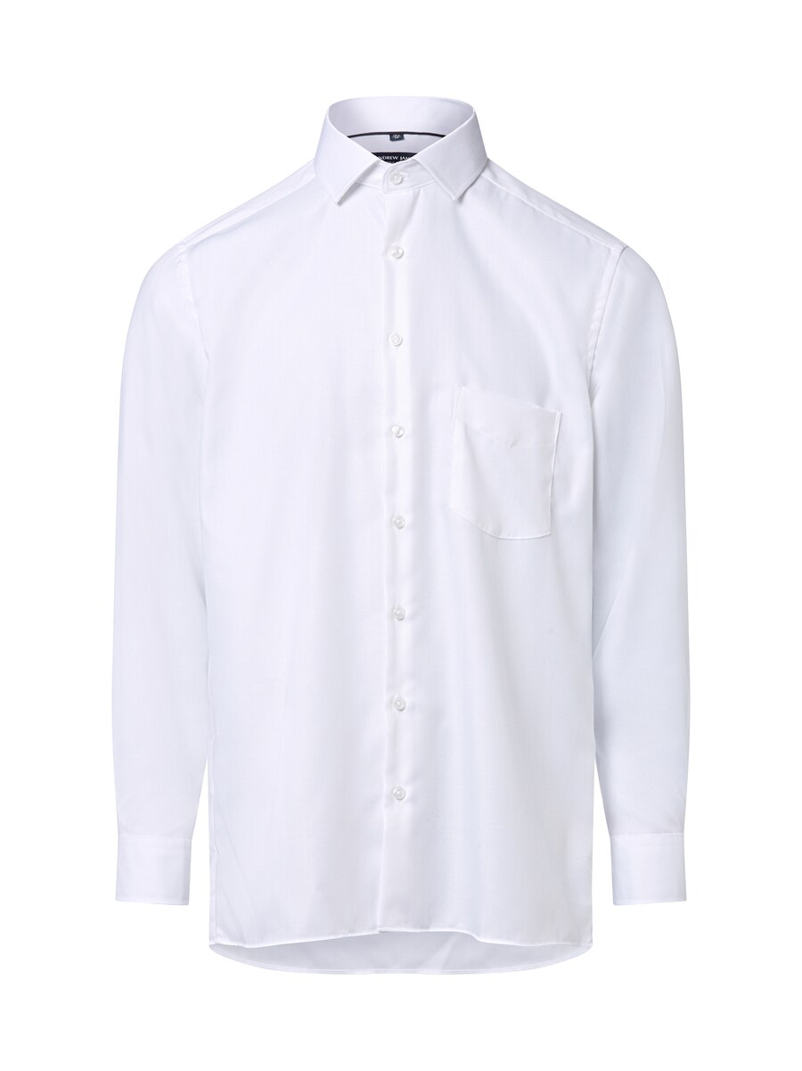 

Рубашка на пуговицах классического кроя Andrew James, White