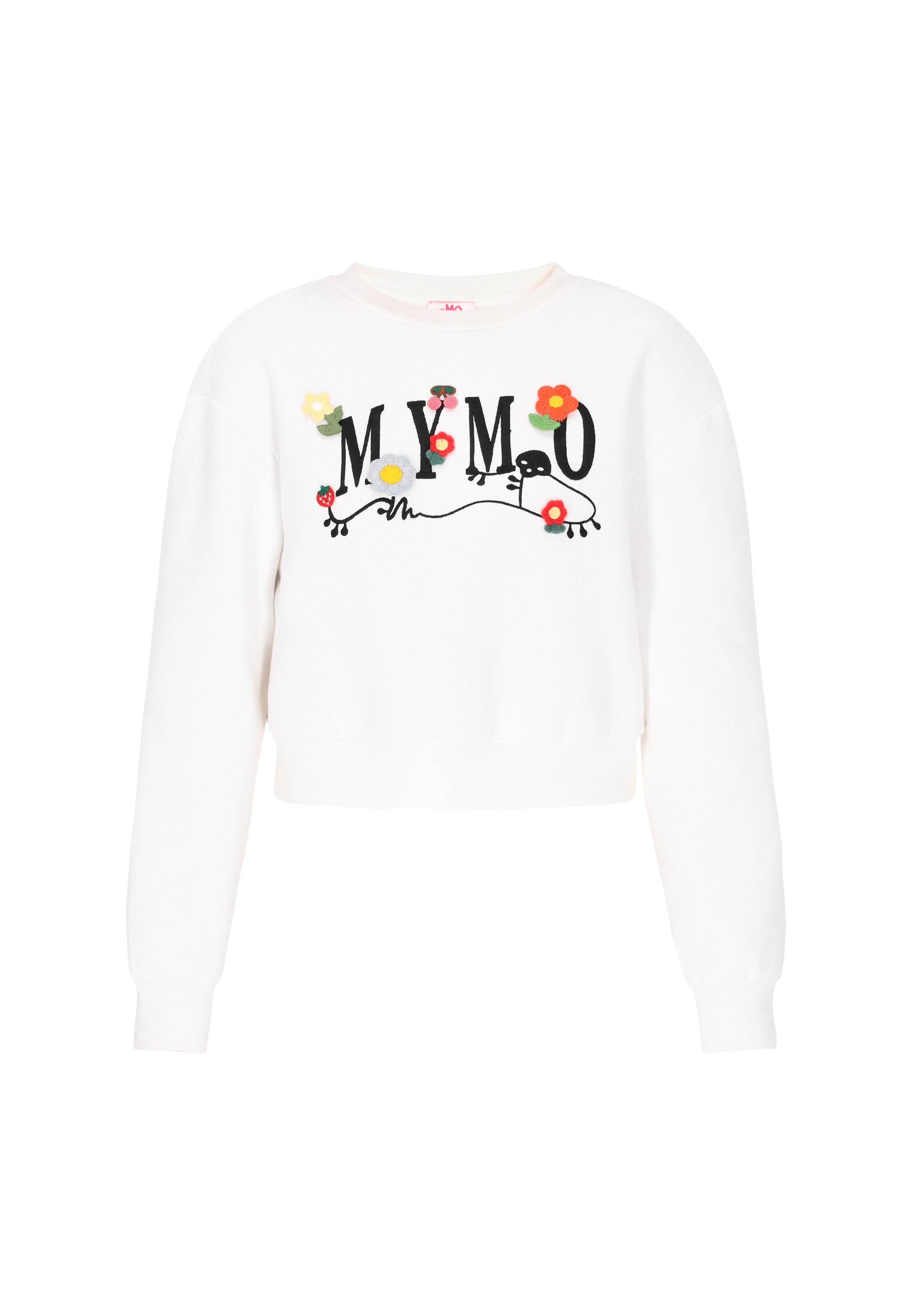 

MYMO Свитшот в цвете Off White, Белый, MYMO Свитшот в цвете Off White