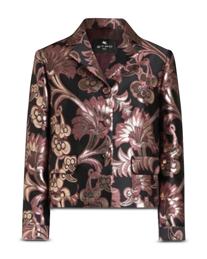 

Жакет из металлизированного жаккарда Etro, мультиколор