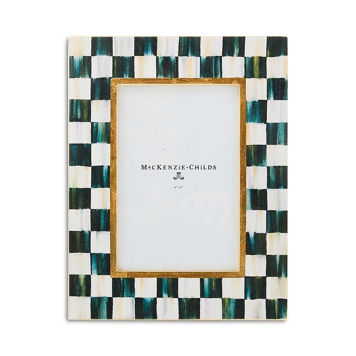 

Лаковая рамка Mackenzie-Childs Courtly Check, 4 x 6 дюймов, мультиколор