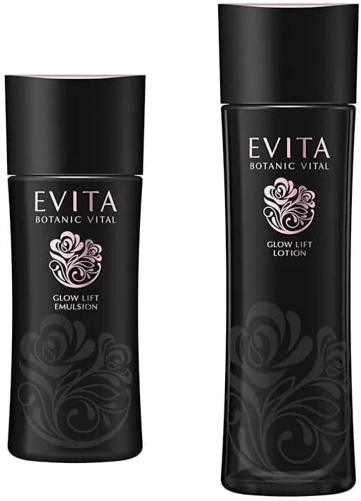 Набор косметики Evita Botani Vital Glossy Lift Milk II & Lotion II Moist, 130 мл + 180 мл, аромат розы