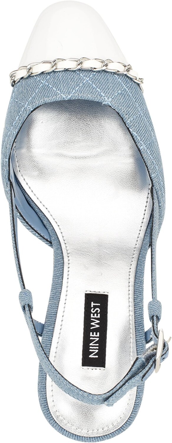 Туфли Nine West Uround, цвет Light Blue Denim Multi — фото 2