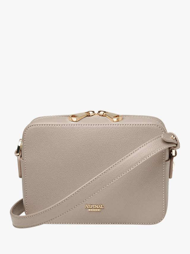 

Кожаная наплечная сумка для фотоаппарата Aspinal of London, Taupe