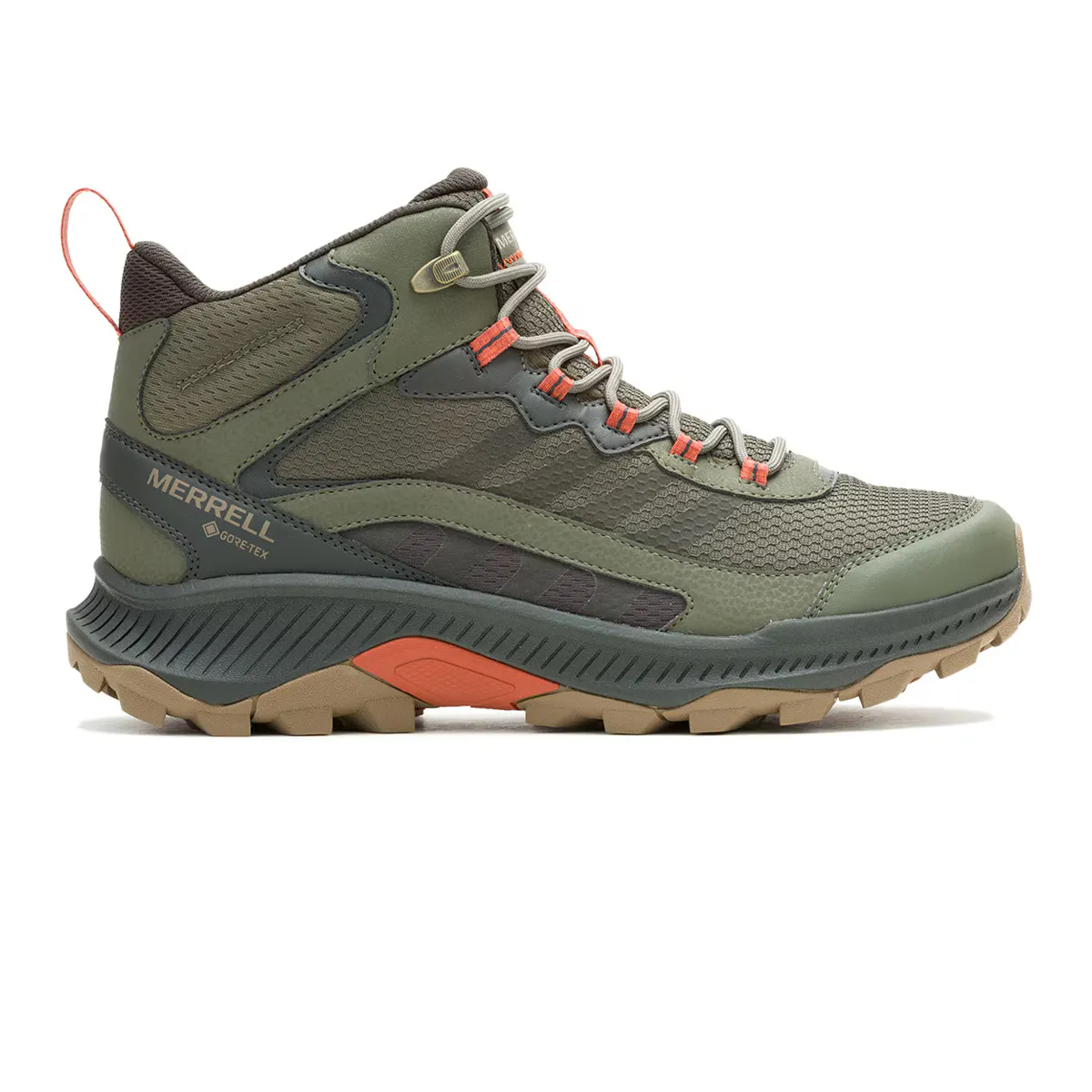 

Merrell Speed Strike 2 Mid GTX Мужские походные ботинки, зеленый