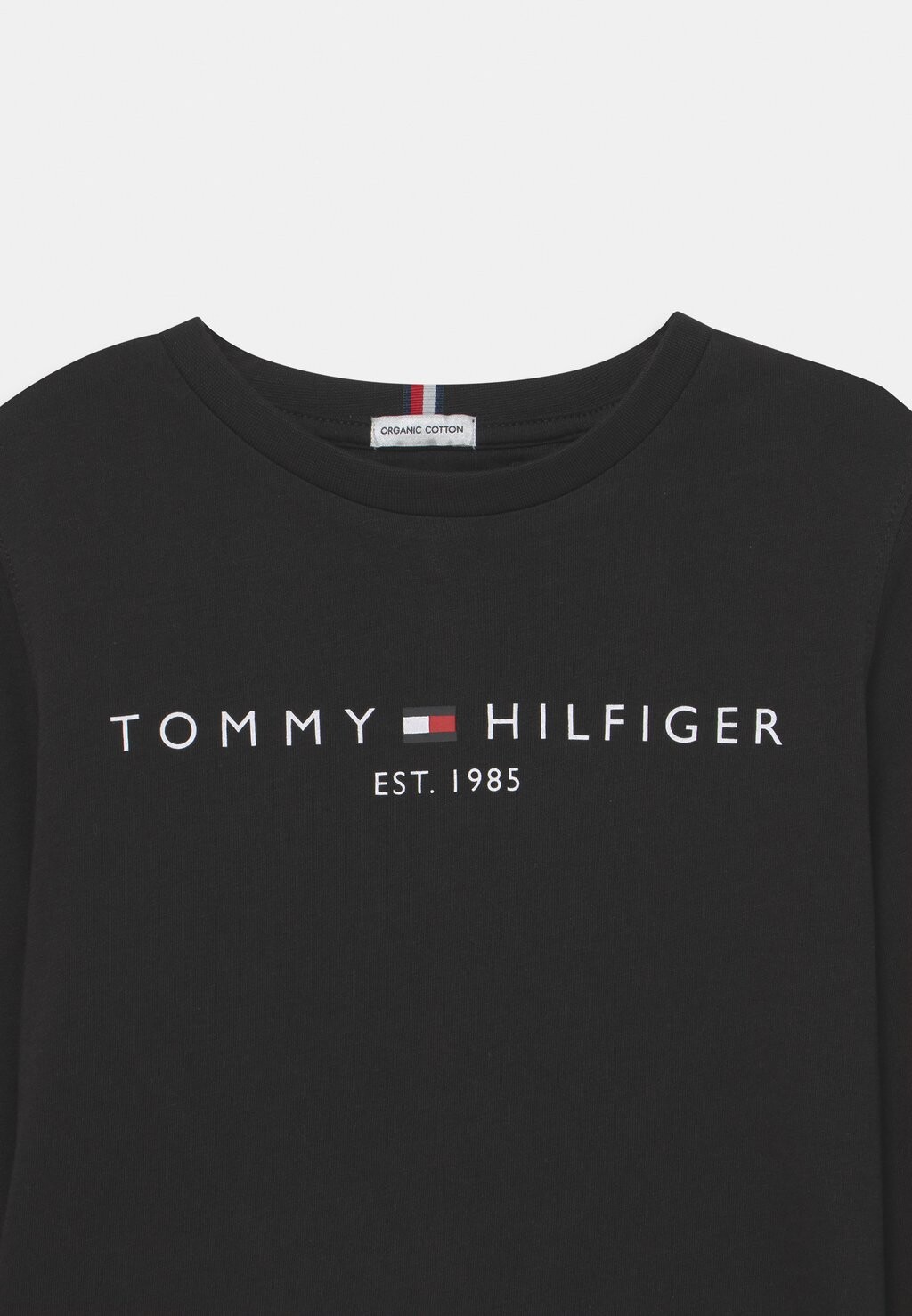 Футболка с длинным рукавом Essential Tee Unisex Tommy Hilfiger, черный — фото 3