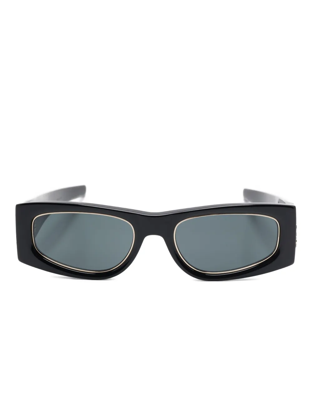 

Солнцезащитные очки с логотипом Saint Laurent Eyewear, черный