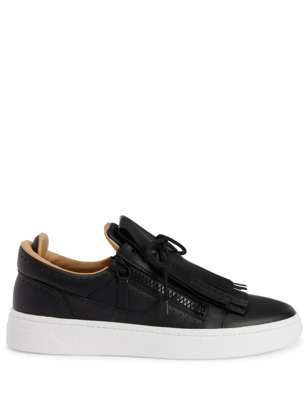 Кроссовки с бахромой Giuseppe Zanotti, черный