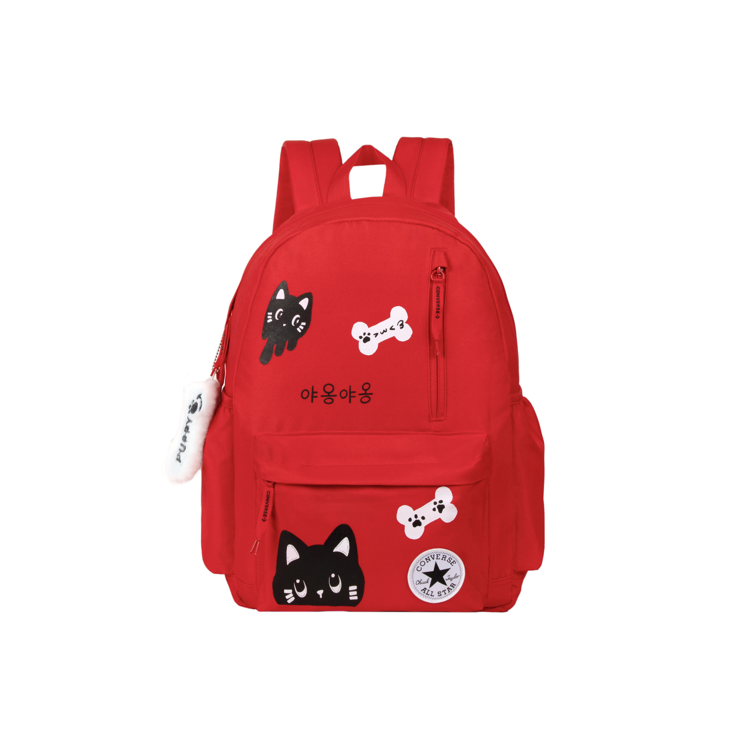 

Полиэстеровый рюкзак средний унисекс разноцветный Converse, красный