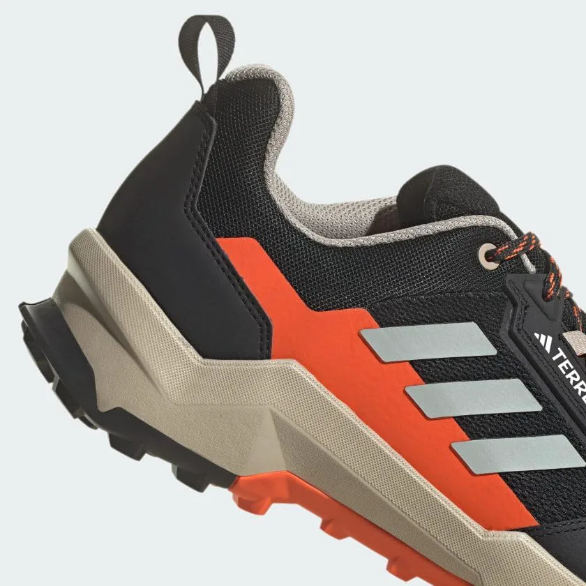 Мужские походные кроссовки Adidas Terrex Ax4, черный/серебристый/оранжевый — фото 3
