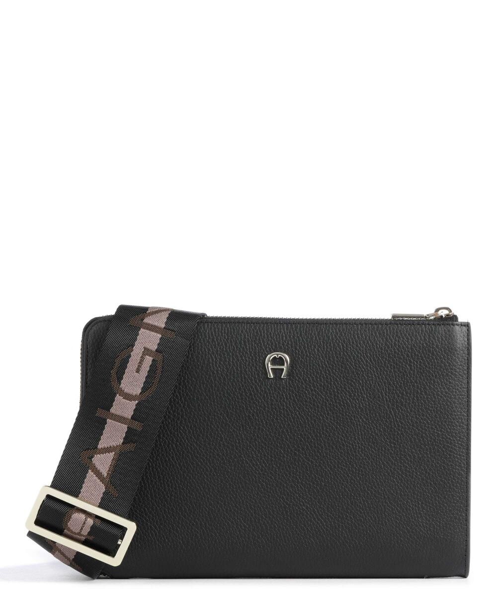 

Сумка на плечо Zita из зернистой яловой кожи. Aigner, черный