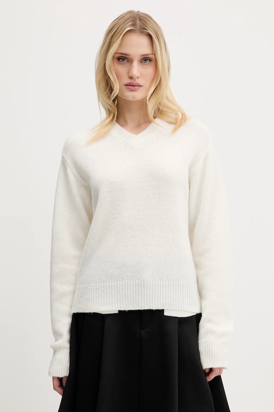 

Шерстяной свитер solanu HUGO, бежевый