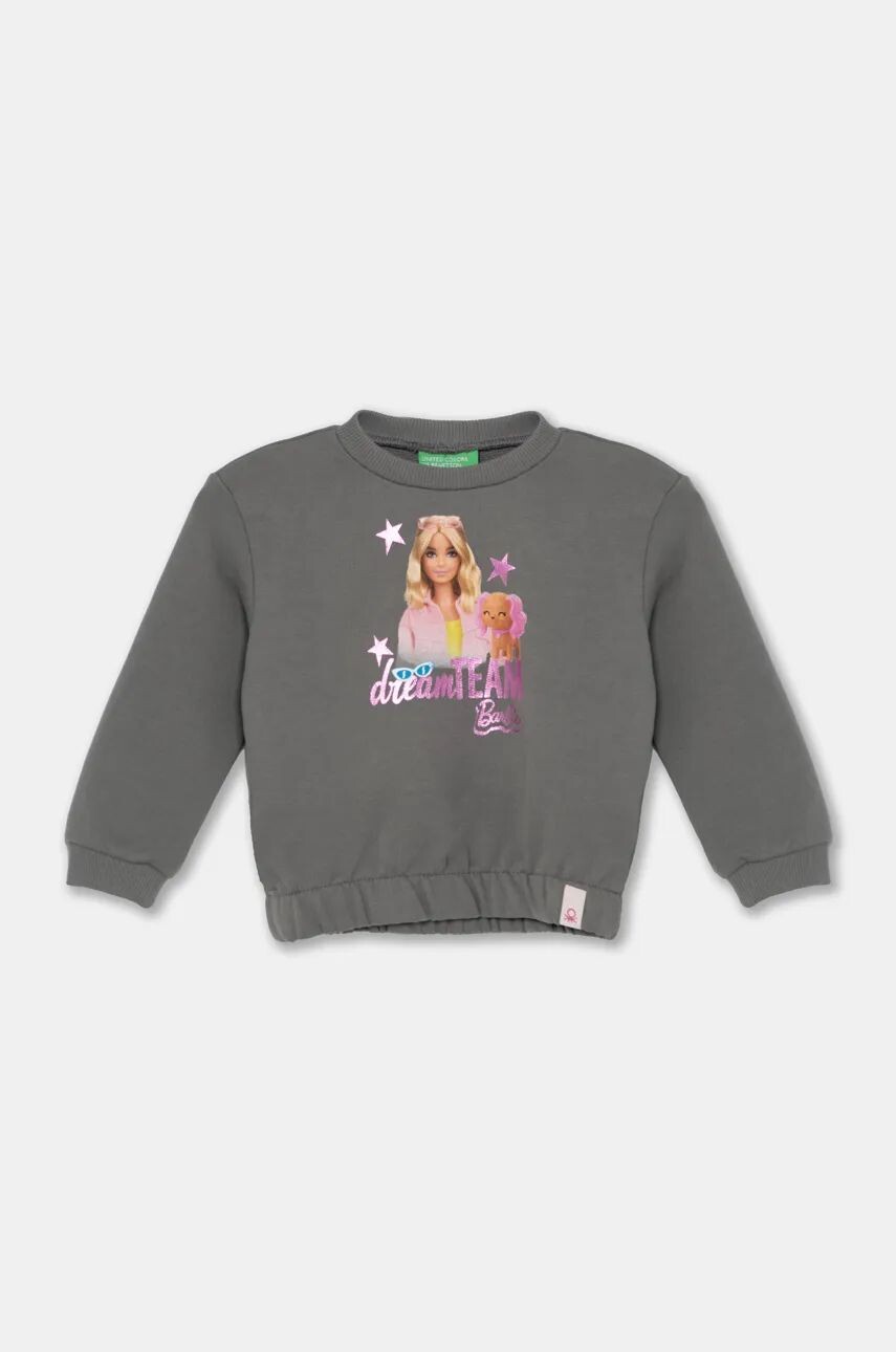

Хлопковая толстовка United Colors of Benetton для малышей, серый