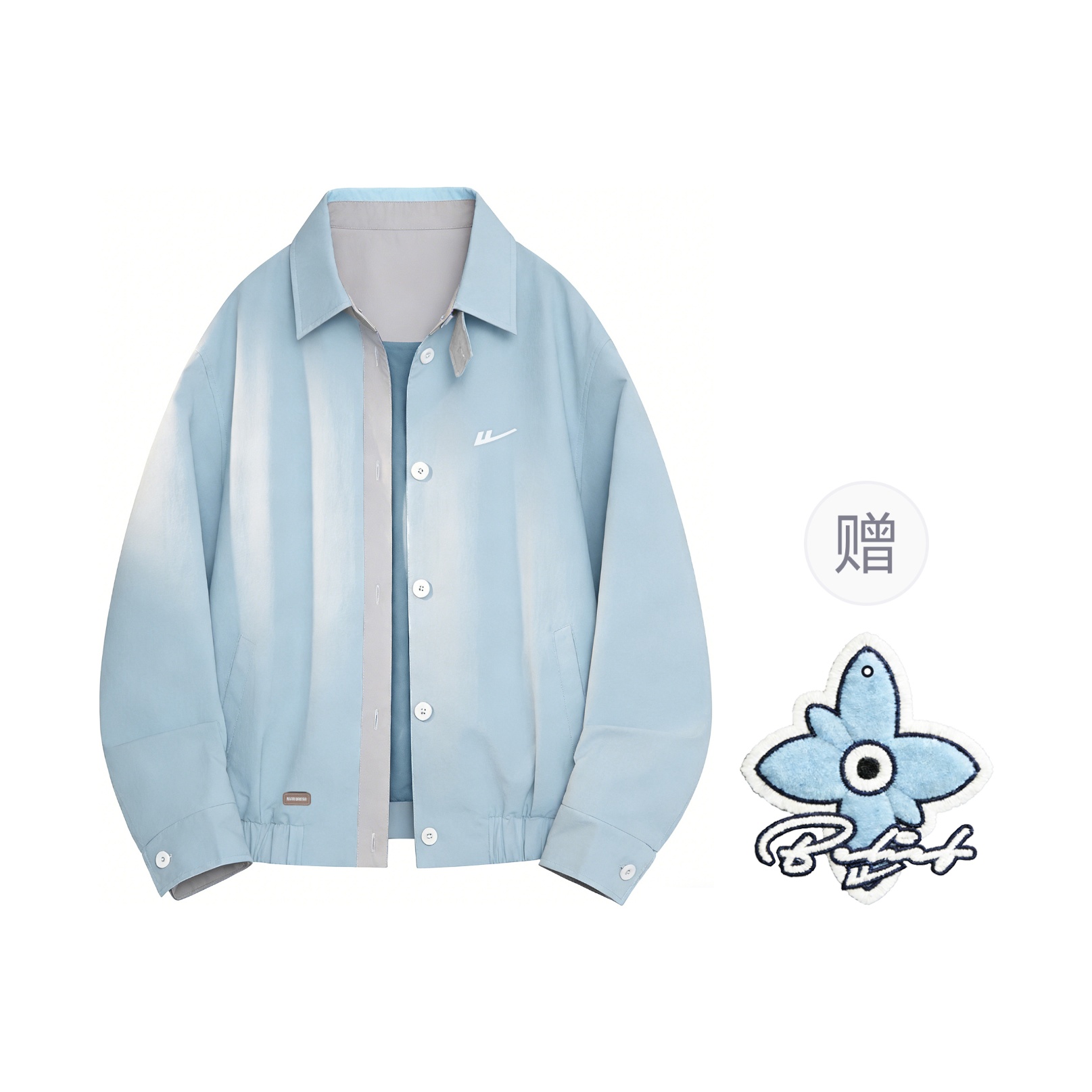 

Куртка Unisex Lapel Moderate WARRIOR, moon синий[free badge+scented sachet charm]