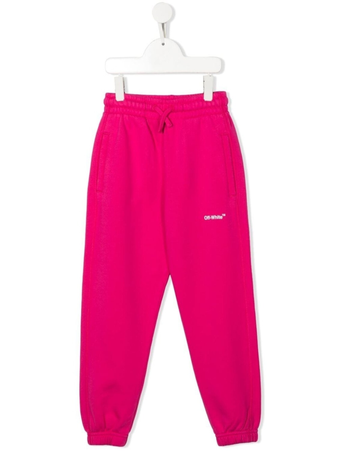 

Off-White Kids спортивные брюки с логотипом, розовый