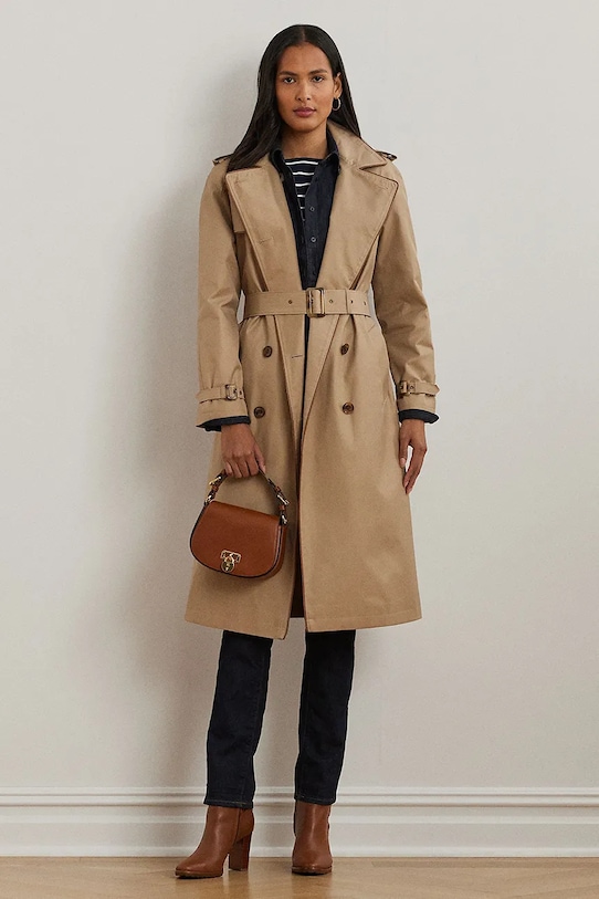 

Тренч Lauren Ralph Lauren, бежевый