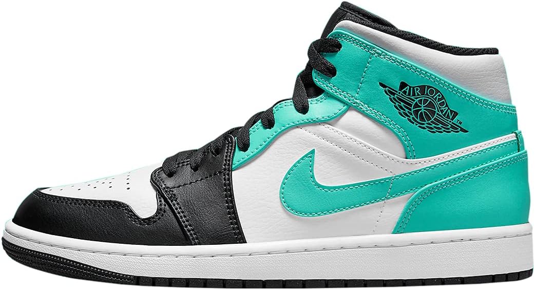 

Мужские кроссовки Nike Air Jordan 1 Mid SE, белый/черный/зеленый