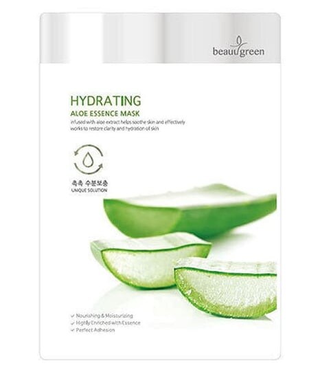 

Увлажняющая маска для лица Алоэ 23г BeauuGreen, Hydrating Aloe Essence Mask