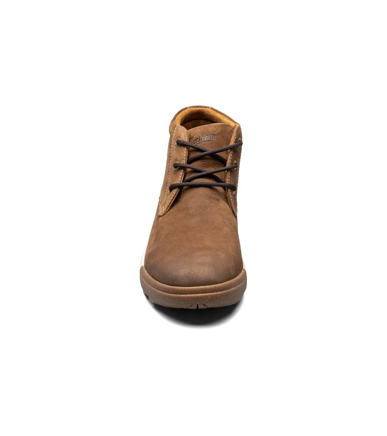 Мужские ботинки Florsheim Trail Mix выполнены в цвете «мокко» и имеют гладкую подошву-носок — фото 2