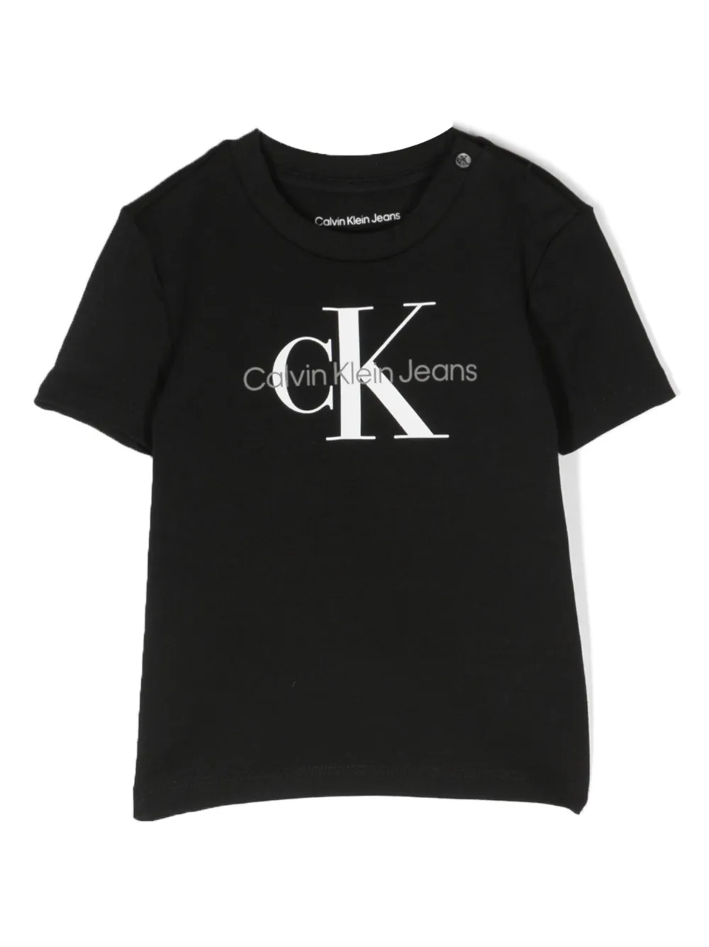 

Футболка с логотипом Calvin Klein Kids, черный