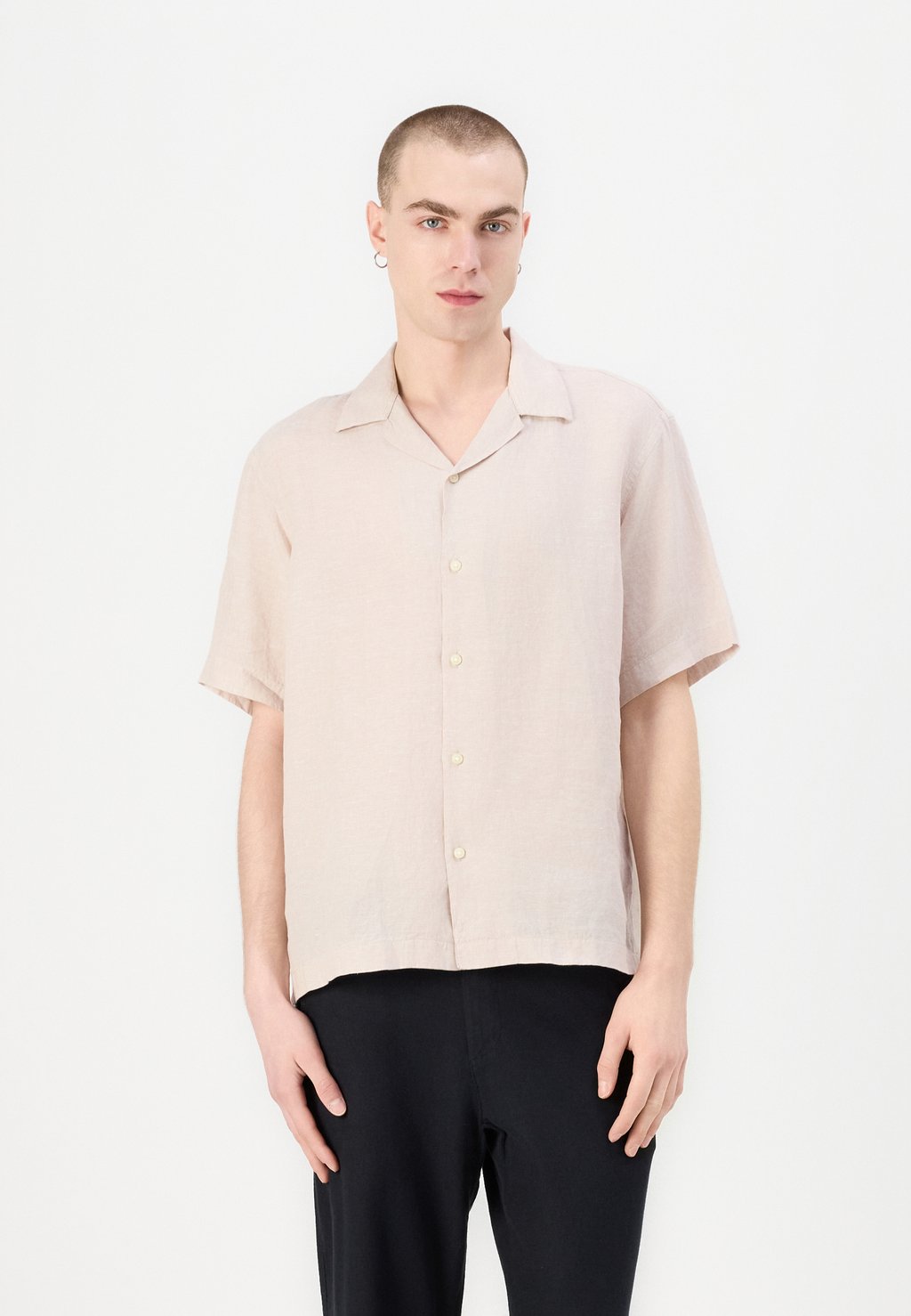 

Рубашка RELAXKYLIAN MIX SS RESORT Selected Homme, Beige