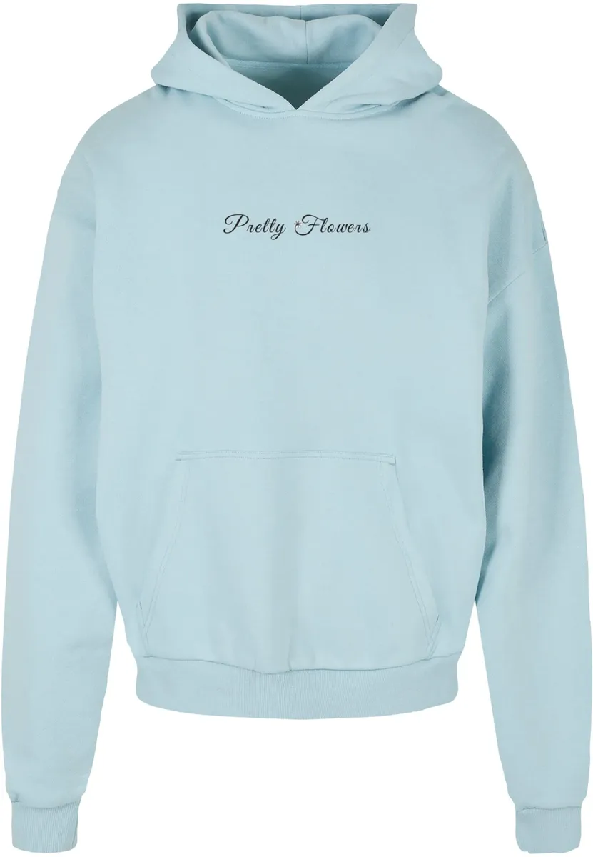 

Толстовка с капюшоном Merchcode " Merchcode Men's Ladies Pretty Flowers - Cropped Tee", синий