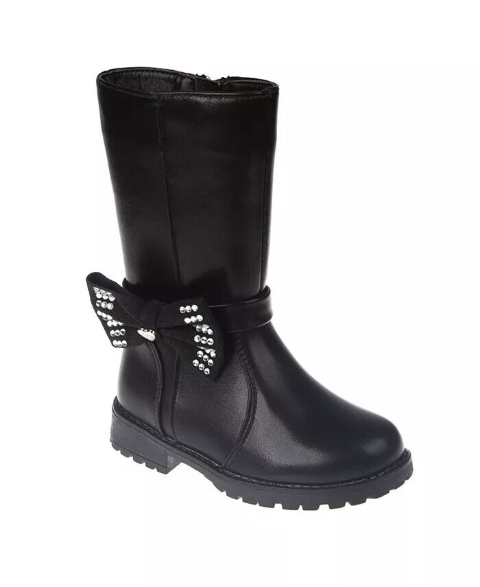 

Ботинки для девочек с бантом и стразами Vince Camuto, черный