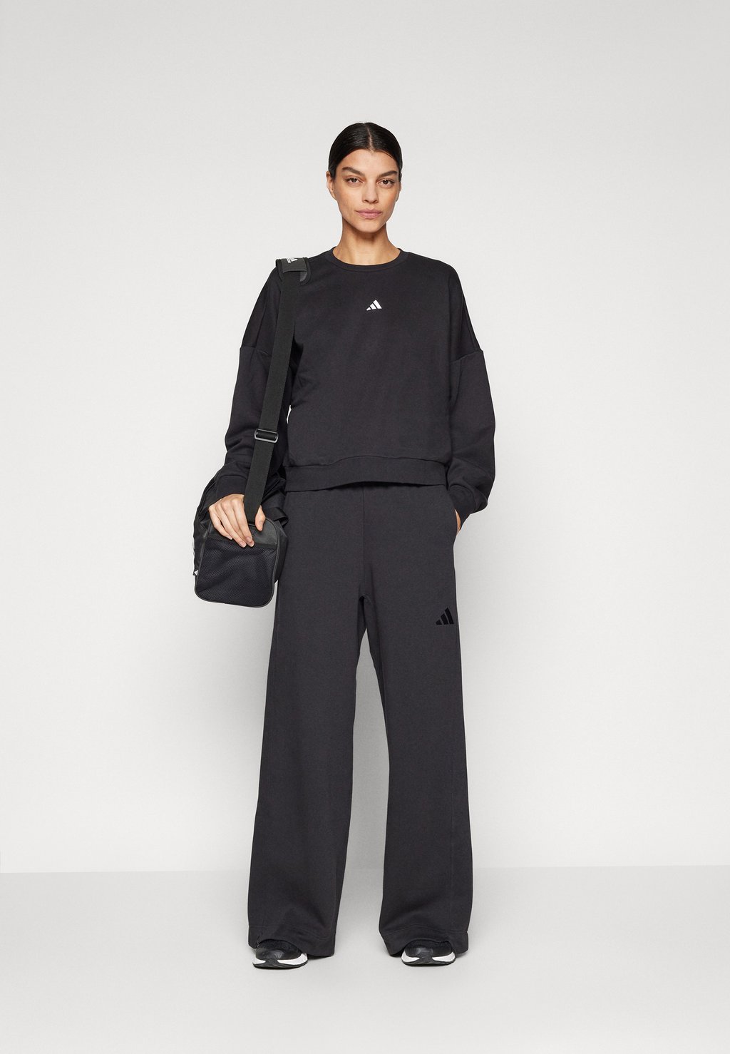 Спортивные брюки ALL SZN LOOSE WIDE LEG adidas Sportswear, черный — фото 2