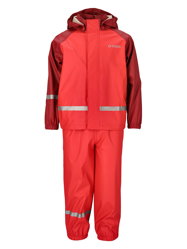 

Zigzag 2 предмета. Дождевой костюм "Гильбо" красного цвета