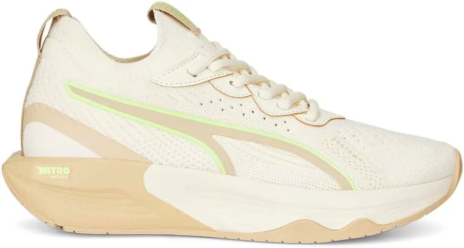 Женские тренировочные кроссовки PUMA Pwr Xx Nitro - черные, белые, желтый — фото 4