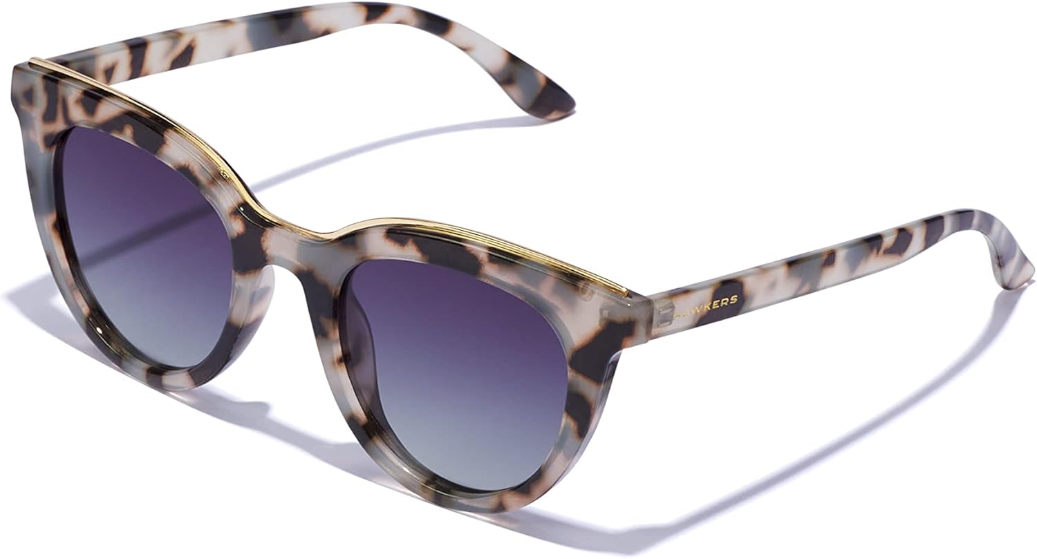

Солнцезащитные очки Hawkers Bella с поляризацией для мужчин и женщин - Модные солнцезащитные очки для женщин и мужчин - 100% защита от УФ-излучения UV400, Grey · Carey
