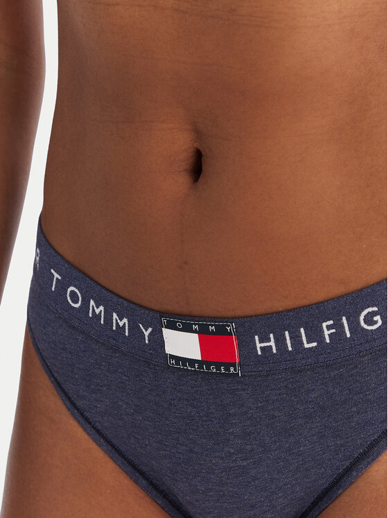 Классические женские трусы UW0UW06038 Tommy Hilfiger, синий — фото 4