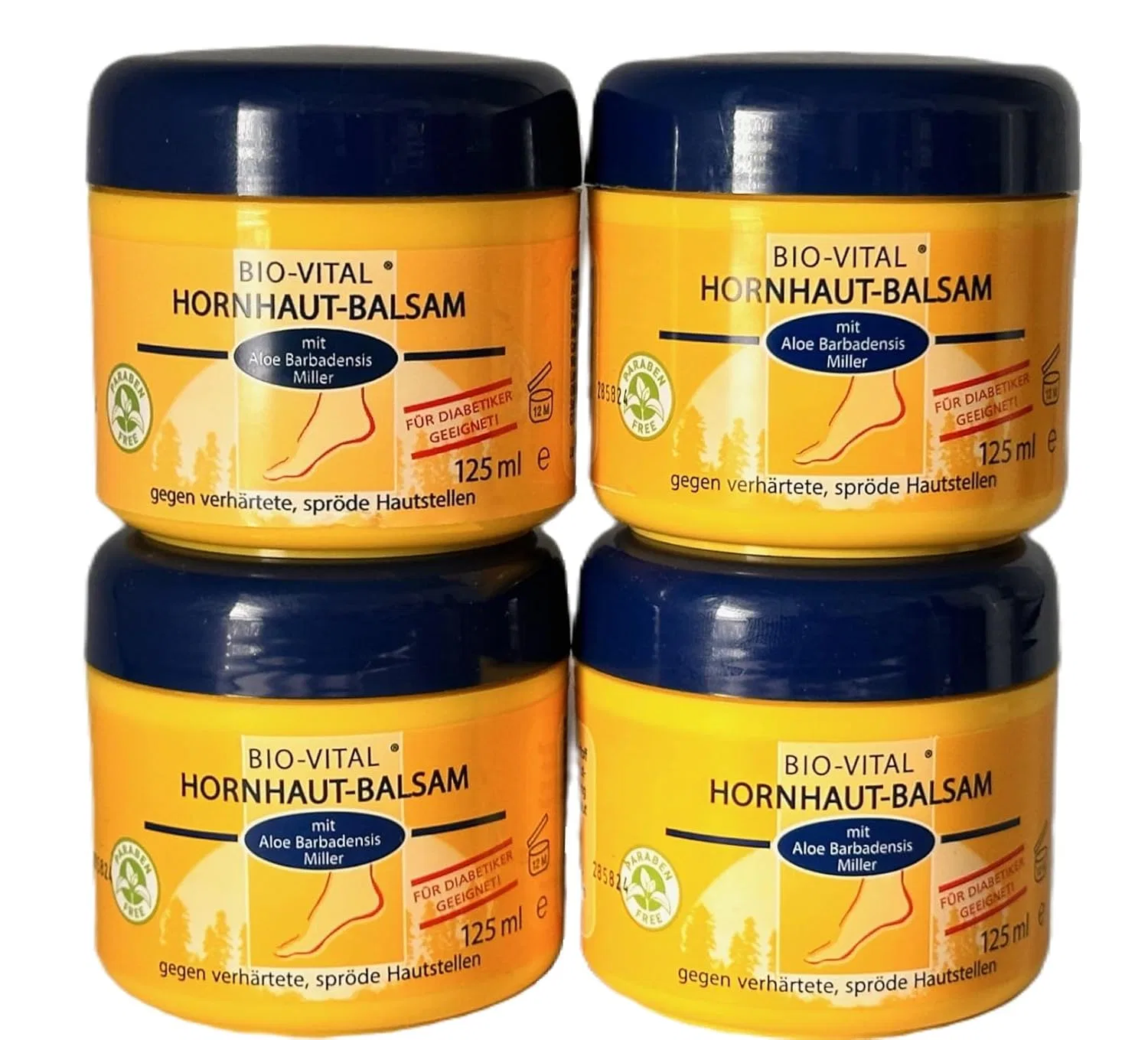 Бальзам для мозолей с мочевиной и алоэ вера 4x 125 мл Bio-Vital