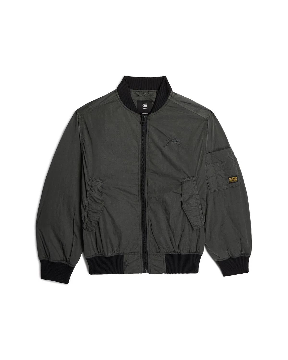 Куртка-бомбер G-Star Between-Season Jacket Girls Bomber Padded Jacket синего цвета