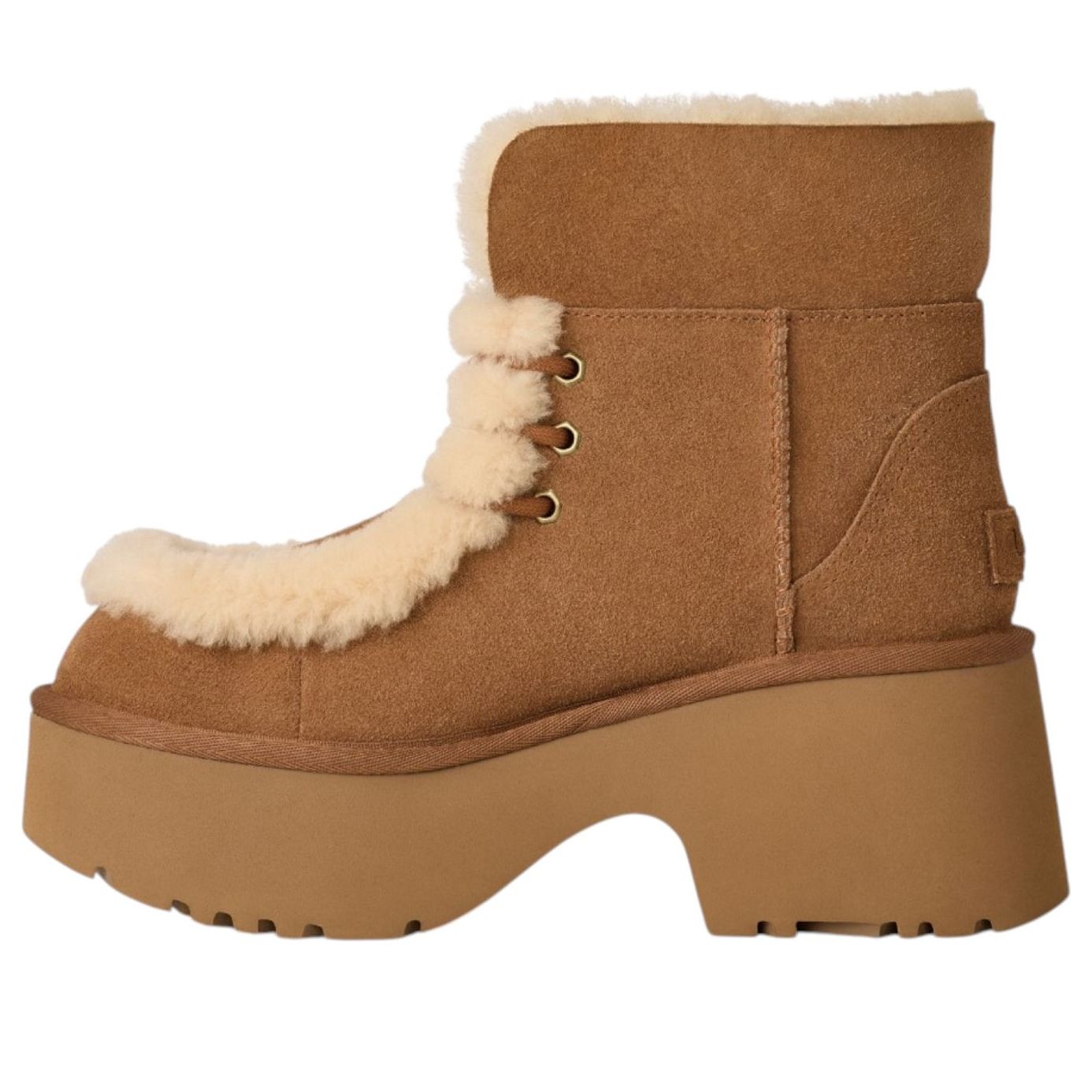 Угги (WMNS) UGG Esmee Lace-up Boots 'Chestnut'
