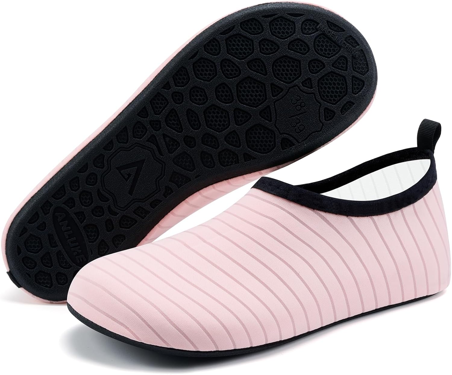 

Водные туфли ANLUKE Barefoot Aqua Yoga, быстро сохнущие пляжные плавательные и серфовые носки для женщин и мужчин, розовый