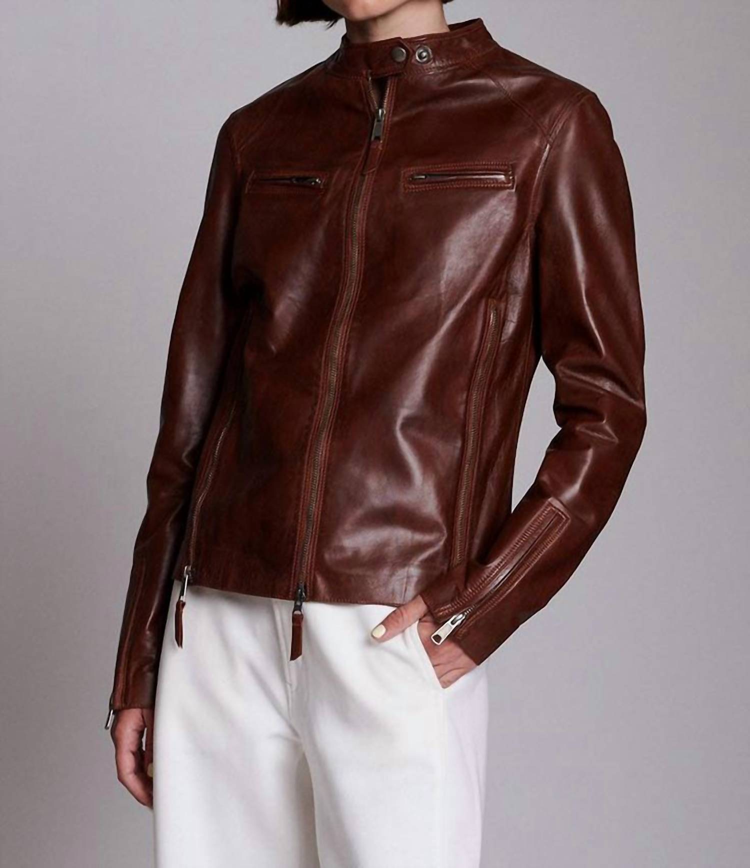 

Кожаная куртка Vespa Vintage в стиле седлового дубления Jakett, Saddl