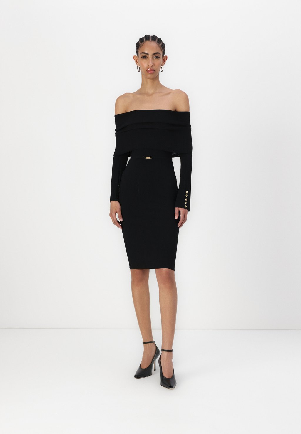 

Платье-джемпер GIADA OFF SHOULDER DRESS MARCIANO BY GUESS, черный